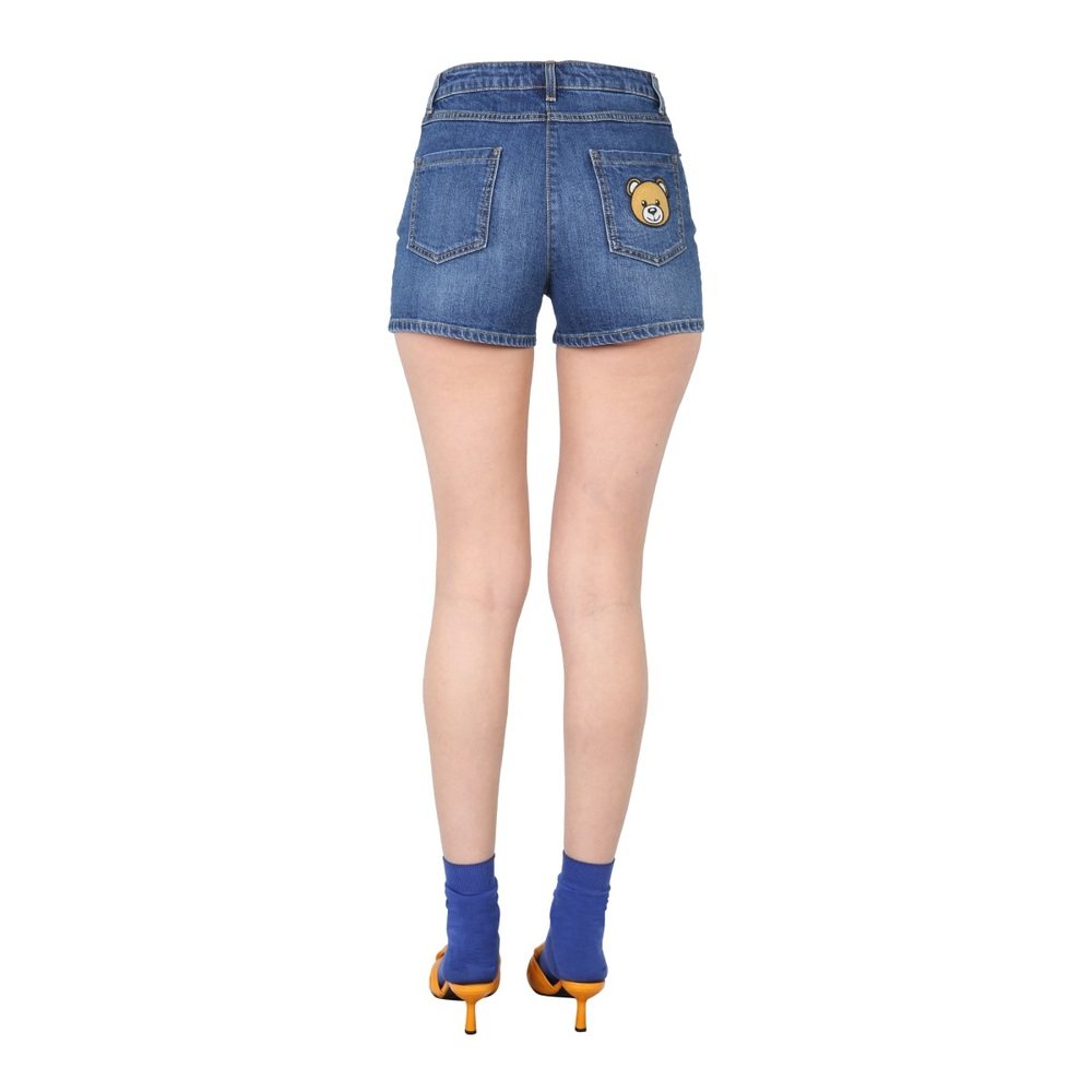 1h可退 香港直邮Moschino 莫斯奇诺 女士 泰迪熊短裤 03180522129,淘宝优惠券,粉丝福利购,淘宝优惠卷