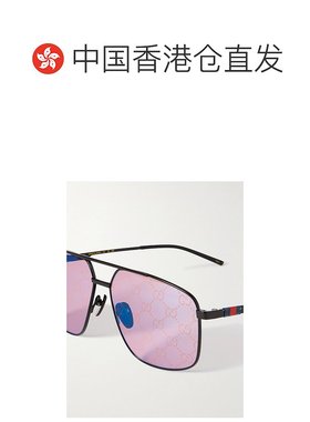 香港直邮Gucci 古驰 男士 黑色 Navigator Frame 太阳镜 GG1676S
