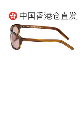 1h可退 香港直邮Our Legacy 男士 棕色 Shelter 太阳镜 A2268STOS
