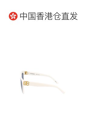 【99新未使用】香港直邮Balenciaga logo标牌方框太阳眼镜 BB0102