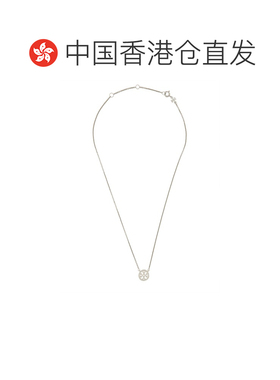 香港直邮Tory Burch 托里 伯奇 女士 JEWELRY 银色水晶铜制项链/