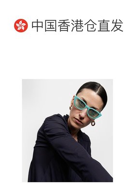 1h可退 香港直邮Fendi 芬迪 女士 可拆卸猫眼太阳眼镜 blue蓝色