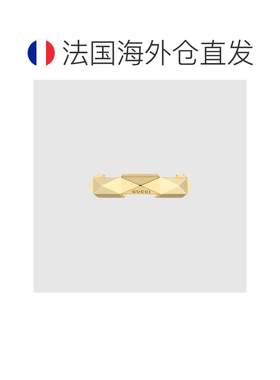 自营欧洲直邮GUCCI古驰 Link to Love 18K黄金铆钉戒指男女通用