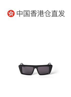 1h可退 香港直邮Off-white 女士 灰白色矩形框太陽眼鏡 OERI13KHA