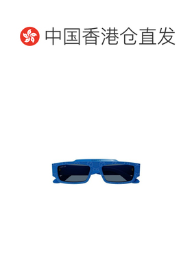 香港直邮Gucci 古驰 男士 几何框太阳镜 GG1592S blue蓝色 舒适时