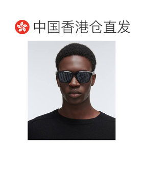 1h可退 香港直邮DIOR 迪奥 男士 B23 S1I 方框太阳眼镜 black黑色