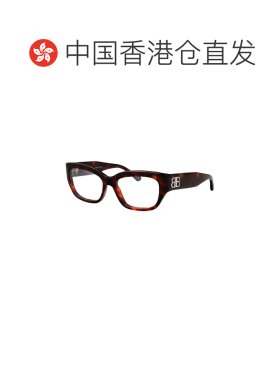 1h可退 香港直邮BALENCIAGA 女士眼镜 BB0363O002 SS2026 黑色 全