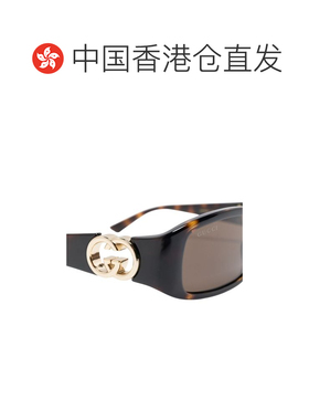 香港直邮GUCCI 女士眼镜 797277J16912323 AW2024 棕色 矩形镜框