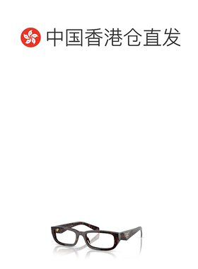 1h可退 香港直邮Prada 普拉达 女士 矩形平光镜 PRB05V black黑色