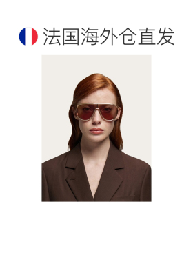 自营欧洲直邮Ferragamo菲拉格慕 女士深金色金属飞行员太阳镜