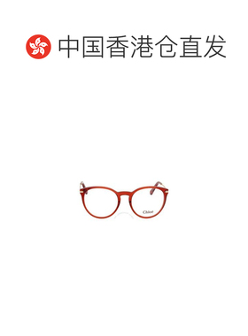 1h可退 香港直邮CHLOÉ 女士眼镜 CE2717223 AW2025 白色 圆框平光