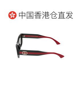 香港直邮Gucci 古驰 女士 GG2116S 001 52/20/145 黑色绿色灰色太