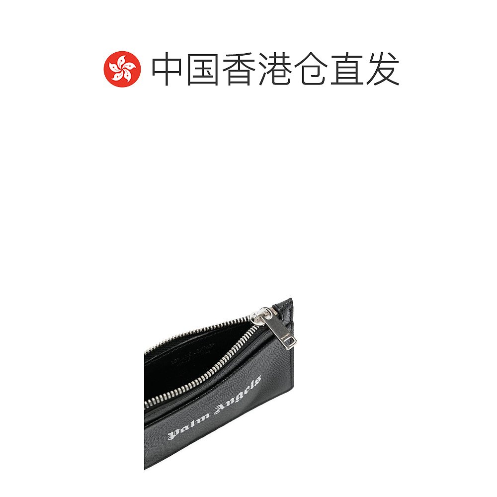 香港直邮Palm Angels 男士Palm Angels Wallets Black 钱包 - 图1