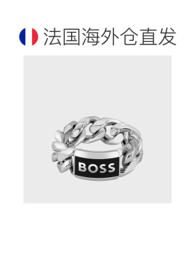 自营欧洲直邮HUGO BOSS雨果BOSS ORANGE带标志牌的链环戒指