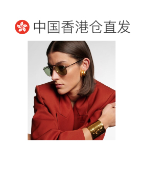 1h可退 香港直邮Saint Laurent 圣罗兰 女士 SL 徽标飞行员太阳眼