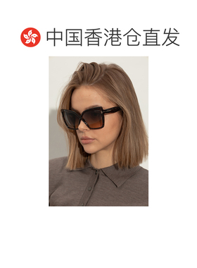 香港直邮TOM FORD 女士太阳镜 FT119506352B SS2026 棕色 Sunglas