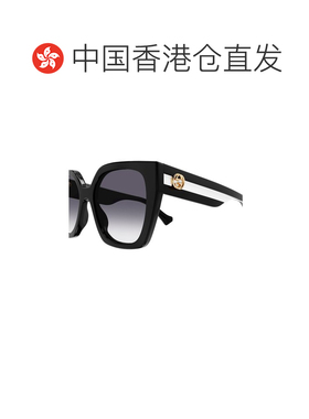 香港直邮Gucci 古驰 女士 徽标太阳镜 GG1300S black黑色 舒适时