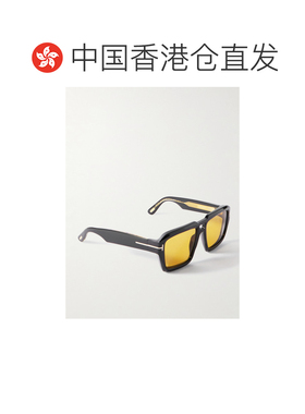 1h可退 香港直邮Tom Ford 汤姆 福特 男士 方形框醋纤太阳眼镜 FT