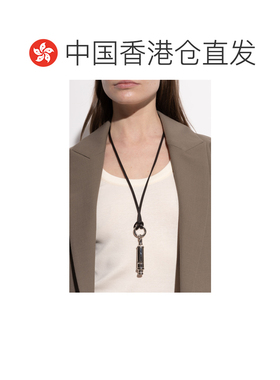香港直邮LEMAIRE 女士项链 AC1202LO036BK927 CO 黑色 口哨项链