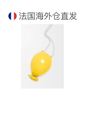 自营1h可退 欧洲直邮Loewe罗意威 女士黄色银气球造型项链吊坠