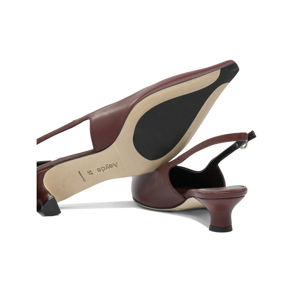 1h可退 香港直邮aeyde 女士 酒红橡胶高跟鞋 CATRINANAPPALEATHER,淘宝优惠券,粉丝福利购,淘宝优惠卷