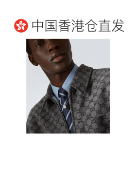 香港直邮Gucci 古驰 男士 双G扣纯银项链 metal金属色 舒适时尚