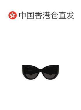 1h可退 香港直邮Balenciaga 巴黎世家 女士 黑色太阳镜 BB0322S