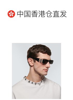 1h可退 香港直邮Balenciaga 巴黎世家 男士 Dynasty 矩形太阳眼镜