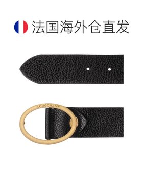 自营Longchamp/珑骧 女士黑色牛皮腰带情【付后1h可退】