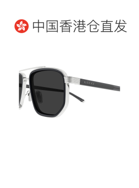 香港直邮Gucci 古驰 女士 GG2073S col. 001 银色太阳眼镜 GG2073