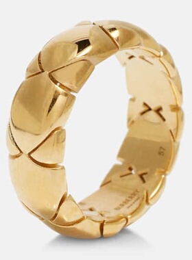 香港直邮Burberry 巴宝莉 女士 Segment 防护罩镀金纯银戒指配饰