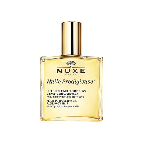 欧洲直邮Nuxe欧树多效滋养小金油干爽护理50ml/100ml/50ml*2正品 - 图0