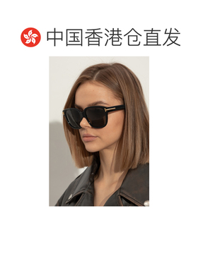 香港直邮TOM FORD 女士太阳镜 FT123605801A SS2026 黑色 Sunglas