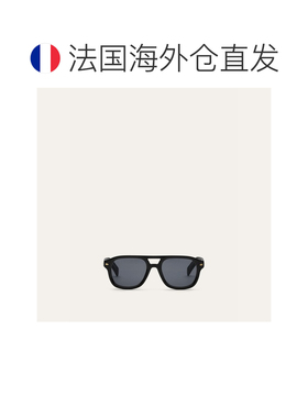 自营欧洲直邮Loro Piana 女士黑色醋酸纤维太阳镜