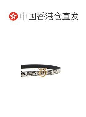 香港直邮Pinko 品高 女士 蟒蛇纹印花皮带腰带 10 【付后1h可退】