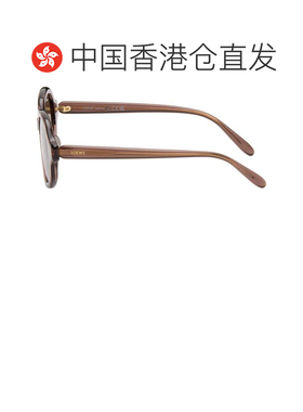 1h可退 香港直邮LOEWE 罗意威 男士 棕色 Delta Slim 太阳镜 LW40