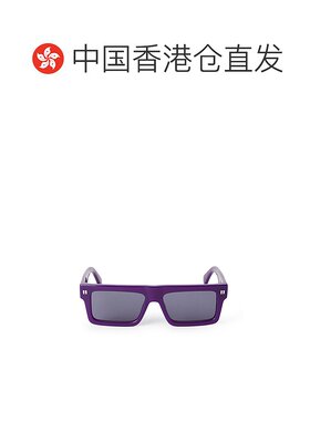 1h可退 香港直邮Off-white 女士 灰白色矩形框太陽眼鏡 OERI13ZCH