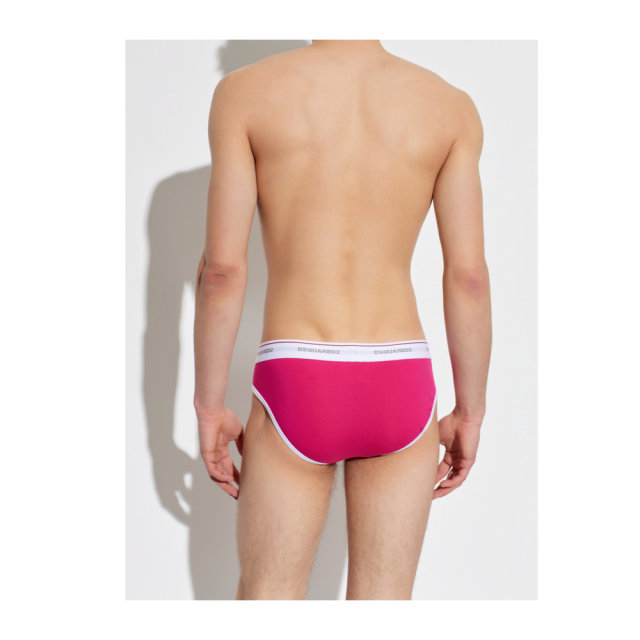 ຮ່ອງກົງທາງໄປສະນີ DSQUARED2 ຜູ້ຊາຍ underwear D9L676300529 SS2026 ສີບົວ logo ພາຍໃນ