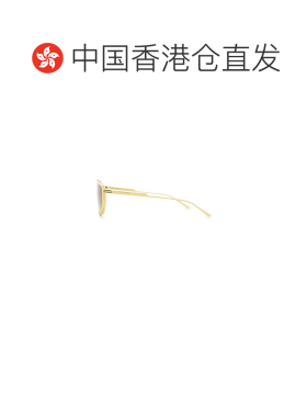 1h可退 香港直邮Bottega Veneta 葆蝶家 女士 BV1466S 金属金色太