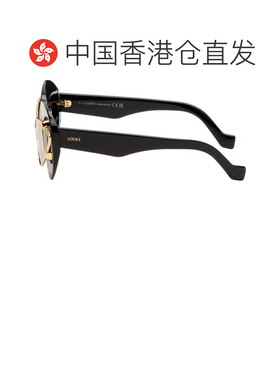 1h可退 香港直邮LOEWE 罗意威 男士 黑色 Double Frame 太阳镜 LW