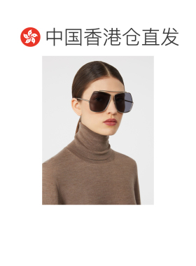 香港直邮MAX MARA 女士太阳镜 2524806126003 SS2025 灰色 MAX MA