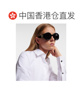 1h可退 香港直邮Celine 思琳 女士 Triomphe 加大号圆形太阳眼镜