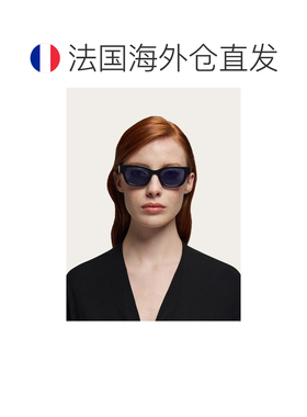 自营欧洲直邮Ferragamo菲拉格慕 女士黑色醋酸纤维太阳镜