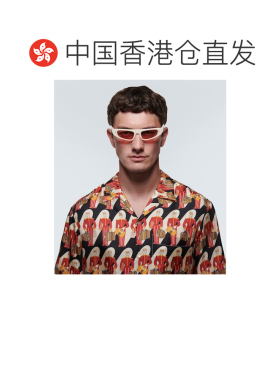 香港直邮Gucci 古驰 男士 矩形太阳眼镜 000919 white白色 舒适时