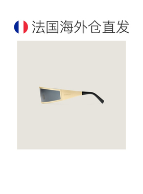 自营欧洲直邮Givenchy纪梵希 Square女士黑色/金色金属面罩太阳镜