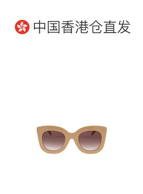 1h可退 香港直邮Celine 思琳 女士 徽标太阳镜 CL4005FN brown棕