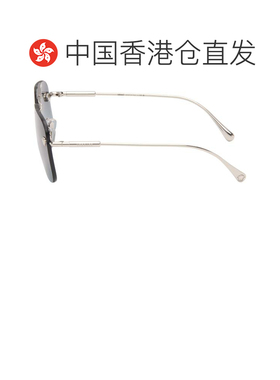 1h可退 香港直邮versace 范思哲 女士 银色 Medusa 太阳镜 0VE229