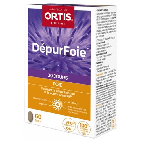 欧洲直邮柯得仕/Ortis Foie 排毒肝脏 60 片 - 图0