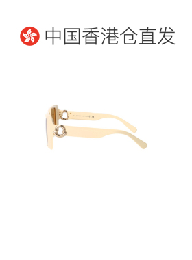 香港直邮Moncler 盟可睐 女士 乳白色醋纤太阳眼镜 ML024425E