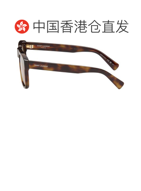 1h可退 香港直邮Saint Laurent 圣罗兰 女士 棕色 Oversized Squa